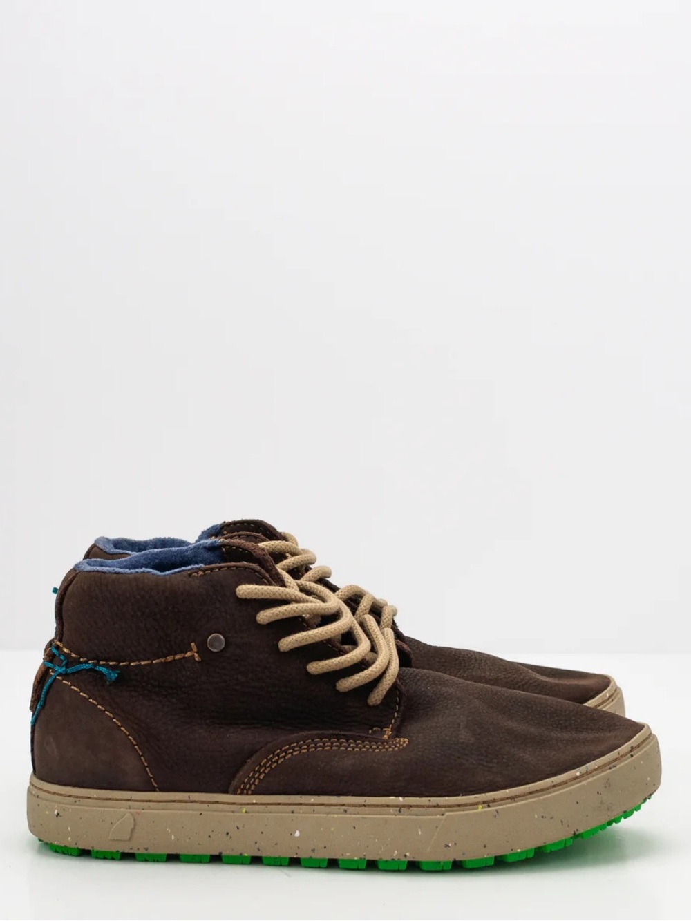 NIB Satorisan | Women’s Brown Pebbled Leather Mars Lace Up Ankle Boots Size 8